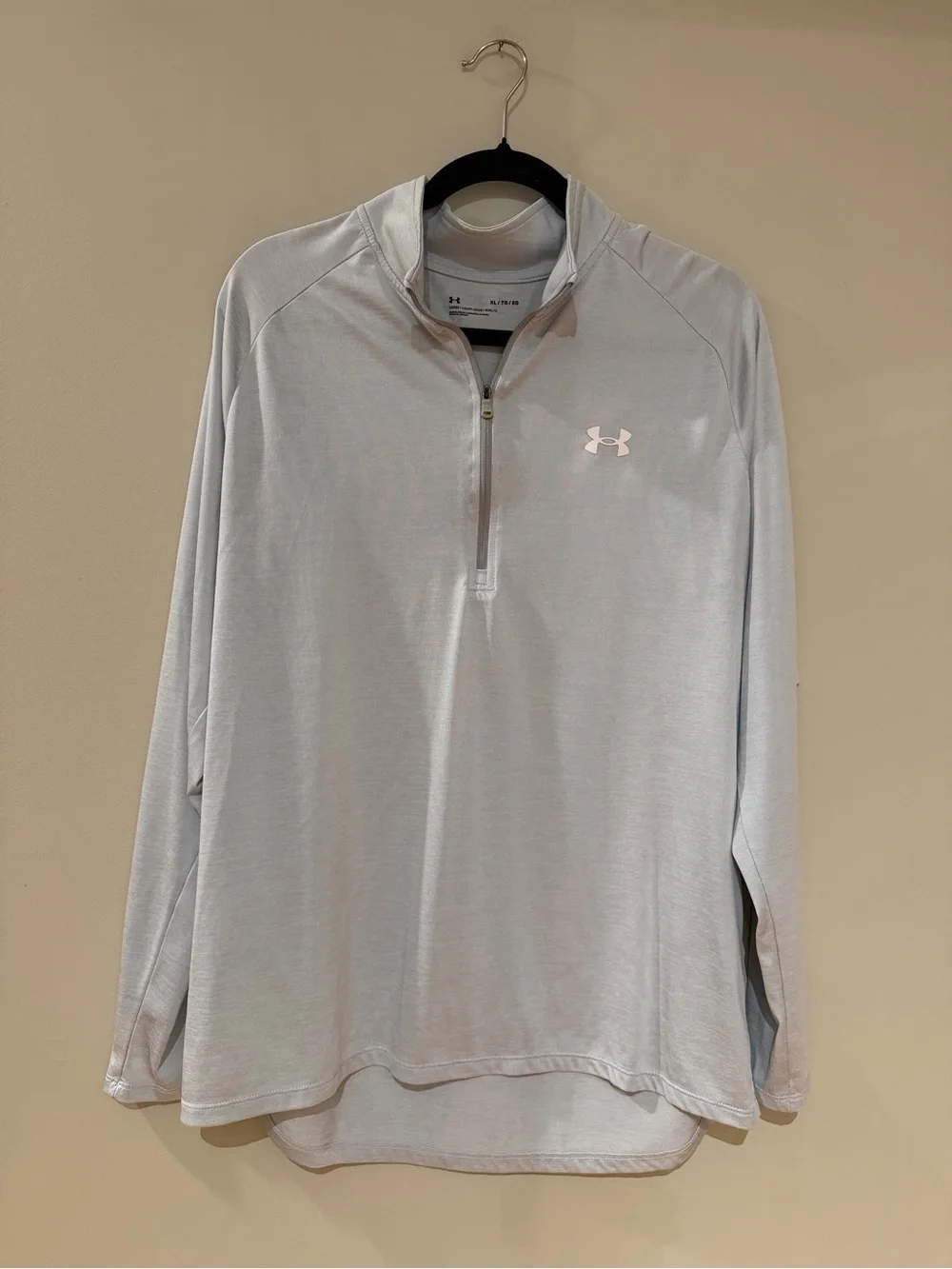 Under Armour Gray 1/2 Zip Long Sleeve